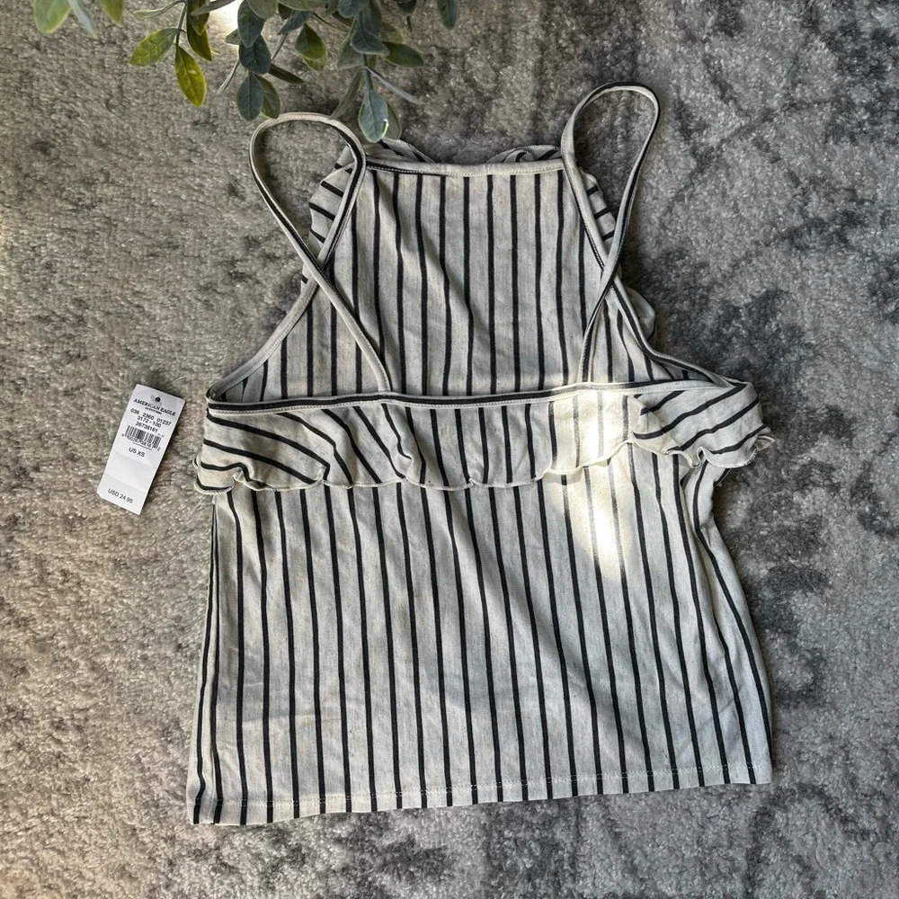 AE Ruffle Crop Tank NWT - Picture 3 of 5